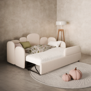 Łóżeczko dziecięce Milo w wersji z dodatkowym równym spaniem